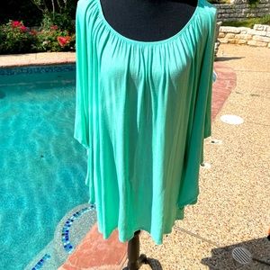 Teal Tunic Top, size L